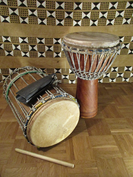 Djembè und Basstrommel